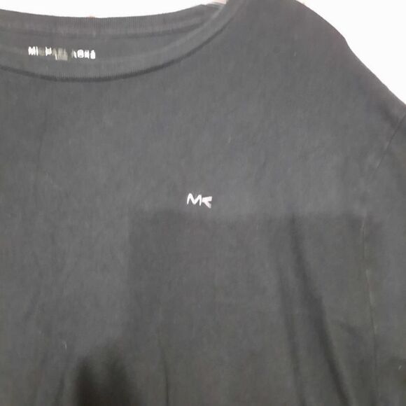 Michael Kors Men's Black Short Sleeve Crew Neck‎  T-Shirt Top Size Large - Picture 3 of 6